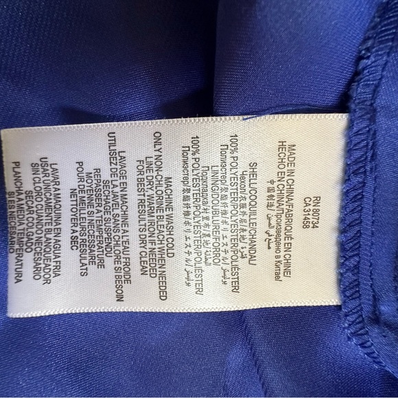 Max & Cleo Strapless Peacock Maxi Dress NWT - Picture 6 of 9